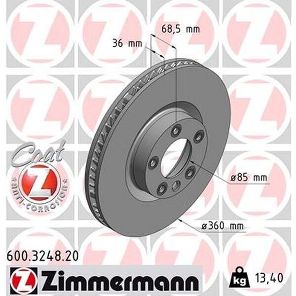 Brake Disc - Standard/Coated,600324820